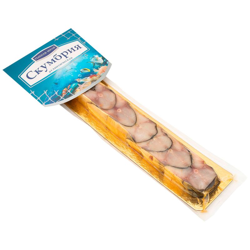 

Скумбрия холодного копчения Рыбная миля Косичка, нарезка 300 г