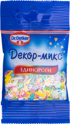 

Посыпка Dr. Oetker Декор микс Единороги 10 г
