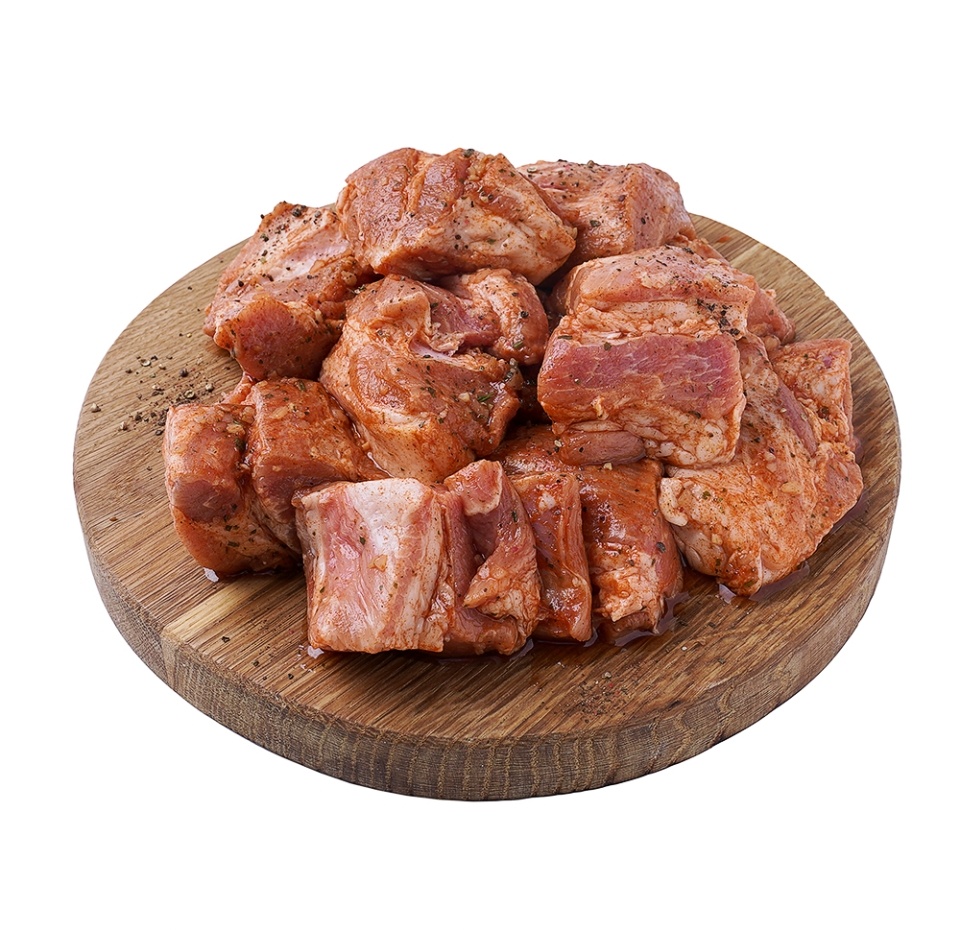 

Шашлык из свиной шеи в пряном маринаде охлажденный Taurus