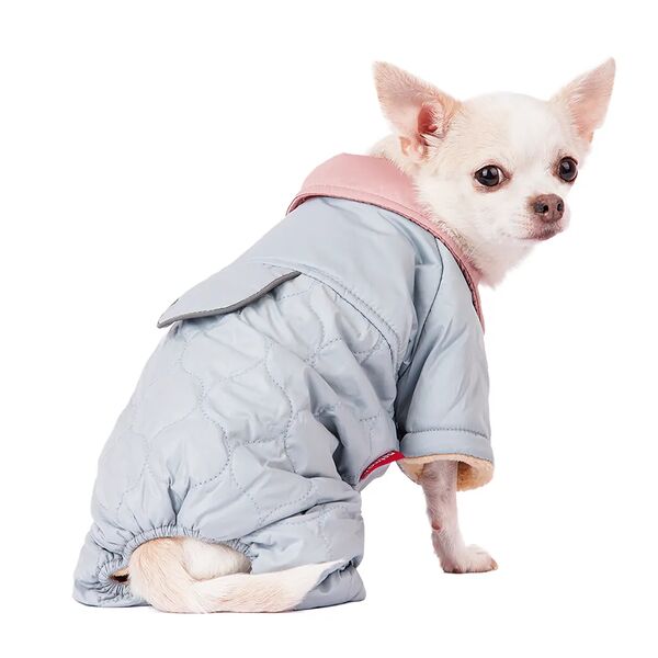 Комбинезон для собак M голубой (девочка)