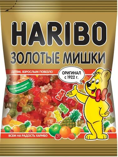Мармелад Haribo жевательный Золотые Мишки 80г