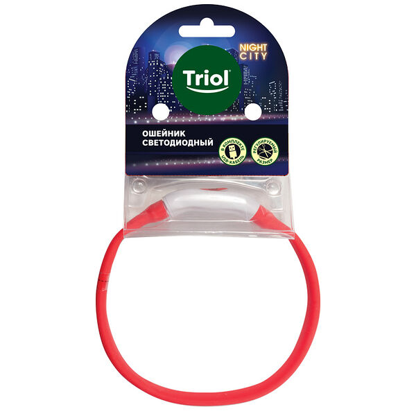 Triol ошейник светодиодный Night City 