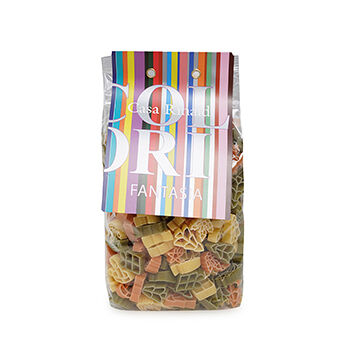 Паста цветная Casa Rinaldi Рождественские Fantasia 500 г, Италия