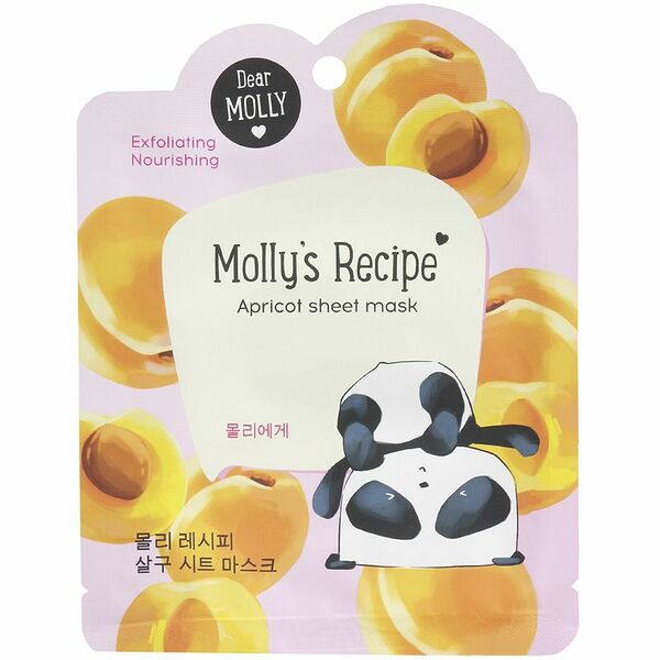 Тканевая маска Рецепты Молли Абрикос