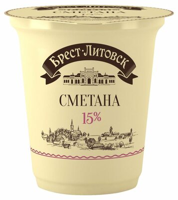 Сметана Брест-Литовск 15%