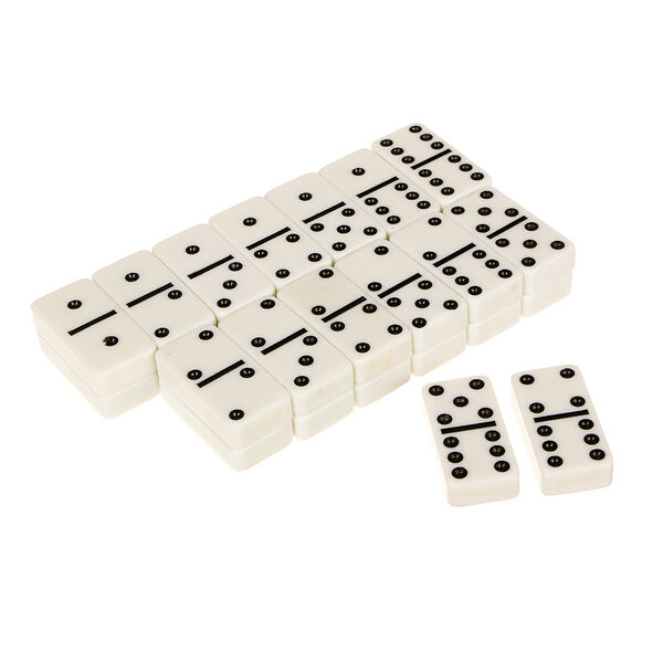 Ldgames домино пластик, в пластиковом боксе 14,5х5см, 4006b