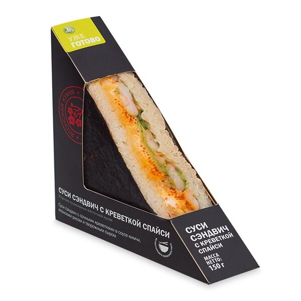 Суси-сэндвич с креветкой спайси 150 г