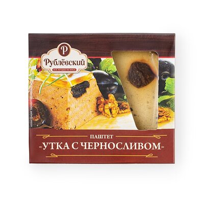 Паштет Рублевский Утка с черносливом Деликатесный