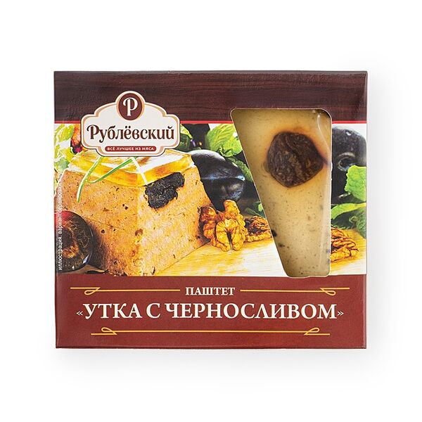 Паштет утиный Рублёвский с черносливом, 200 г