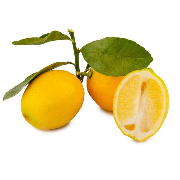 Лимоны с листочками