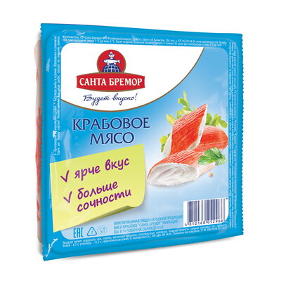 Мясо крабовое Санта Бремор классическое