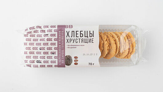 Хлебцы пшеничные ВкусВилл с черносливом и изюмом