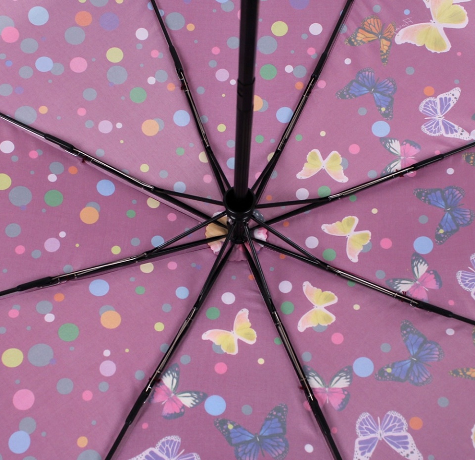 

Зонт Flioraj Premium CONFETTI женский автомат фиолетовый
