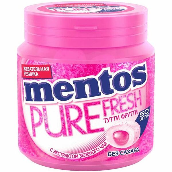 Жевательная резинка Mentos Pure Fresh Тутти Фрутти 100 г
