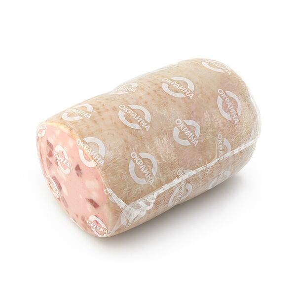 Колбаса Окраина с языком в шпиге, вес