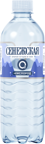 

Вода Сенежская Кислород O2 питьевая газированная 500 мл
