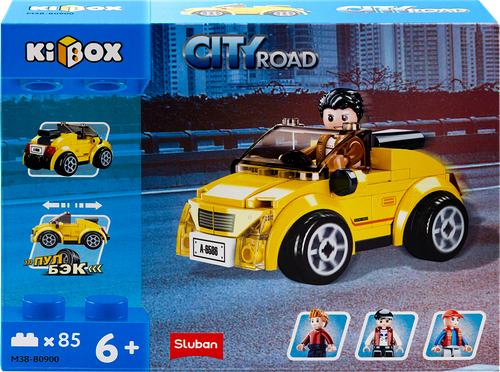 Конструктор Kibox Машинка инерционная, Арт. B1083/B0899/B0900/B0824