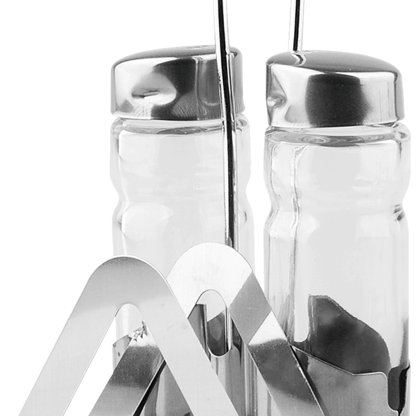 Набор емкостей для специй HOMECLUB на подставке, стекло/металл Арт. K1412, 2шт