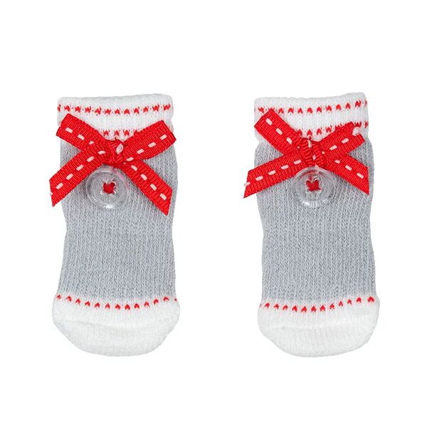 Носки для кошек и собак S серый (унисекс)