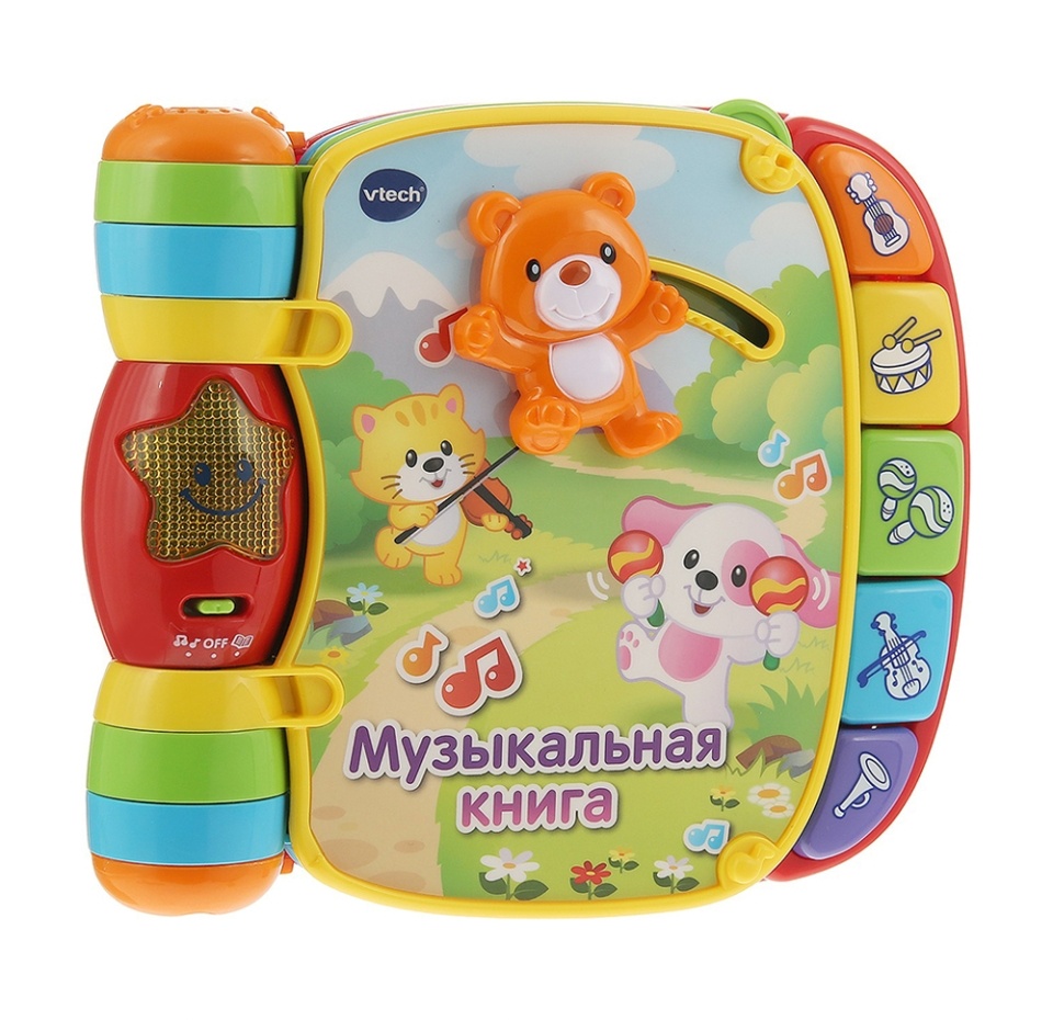 

Интерактивная игрушка «Музыкальная книга» 6-36 мес., VTech, Китай