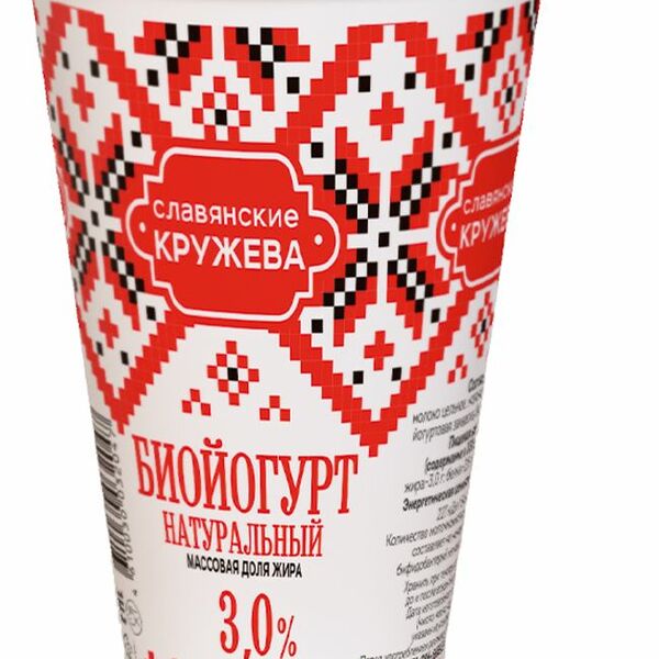 Биойогурт Славянские Кружева 3% 175г