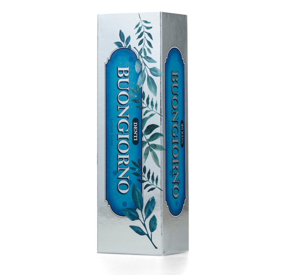 

Зубная паста Buongiorno "Сицилийский лимон с эвкалиптом" Бонжорно 100 г, Республика Корея