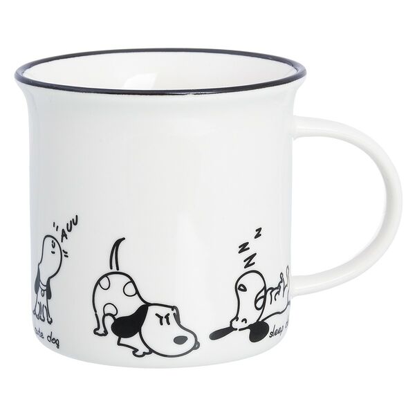 Кружка Жизнь собак, 240 мл, фарфор