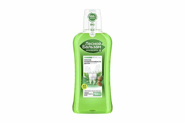 Ополаскиватель для полости рта Лесной Бальзам при кровоточивости дуб и пихта