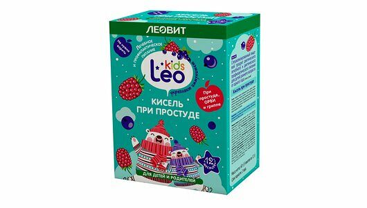 Кисель Леовит при простуде leo kids от 1 года 12 г 5 шт 