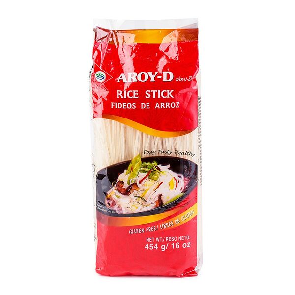 Лапша Aroy-D рисовая 1мм