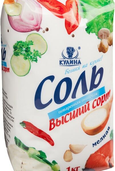 Соль Кулина мелкая 1кг