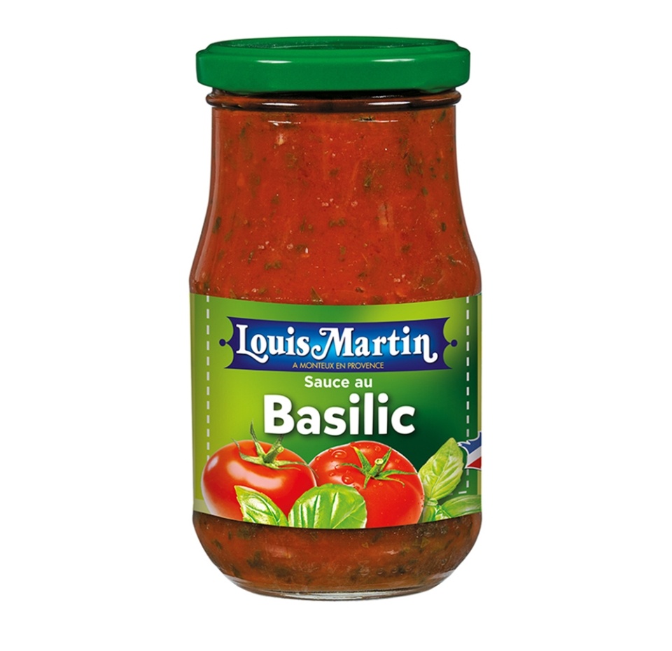 

Соус томатный Louis martin с базиликом 350г, Франция