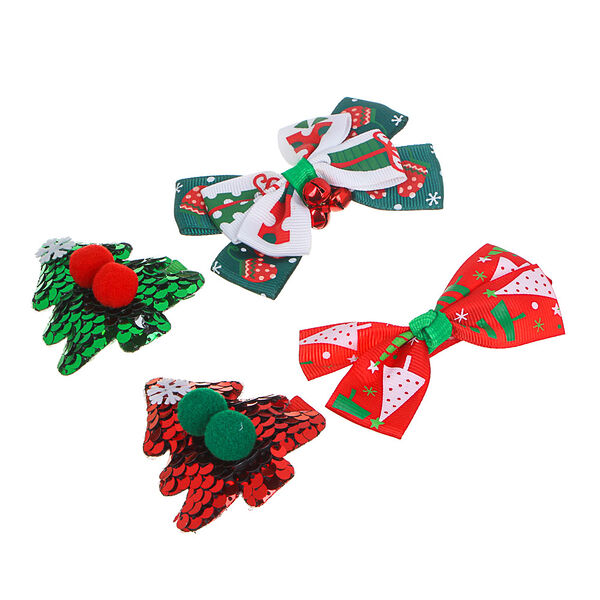 Beriotti зажим для волос 4см, пластик, полиэстер, сплав, 2 цвета