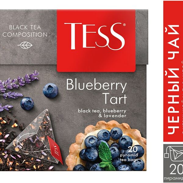 Чай черный Tess Blueberry Tart 20*1.8г