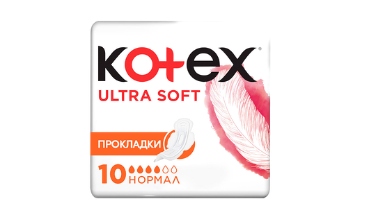 Kotex Ultra Soft Normal Прокладки 10 шт