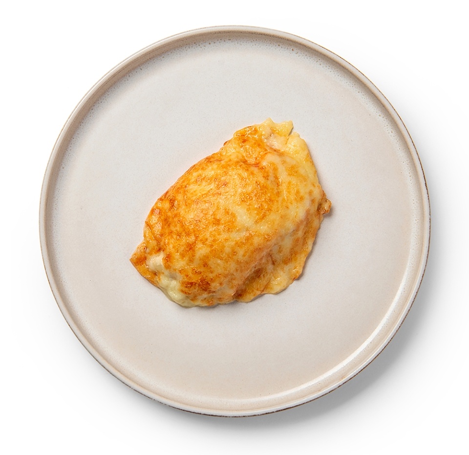 

Филе индейки с ветчиной и грибами запеченное вес