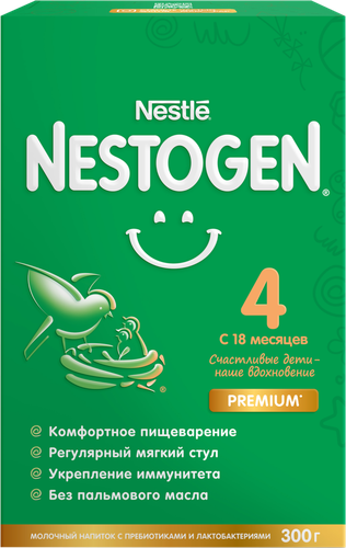 

Смесь молочная Nestogen Premium 4 с 18 месяцев 300 г