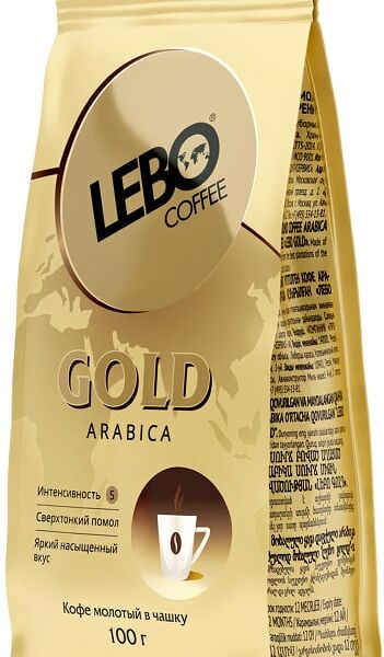 Кофе молотый Lebo Gold Arabica 100г