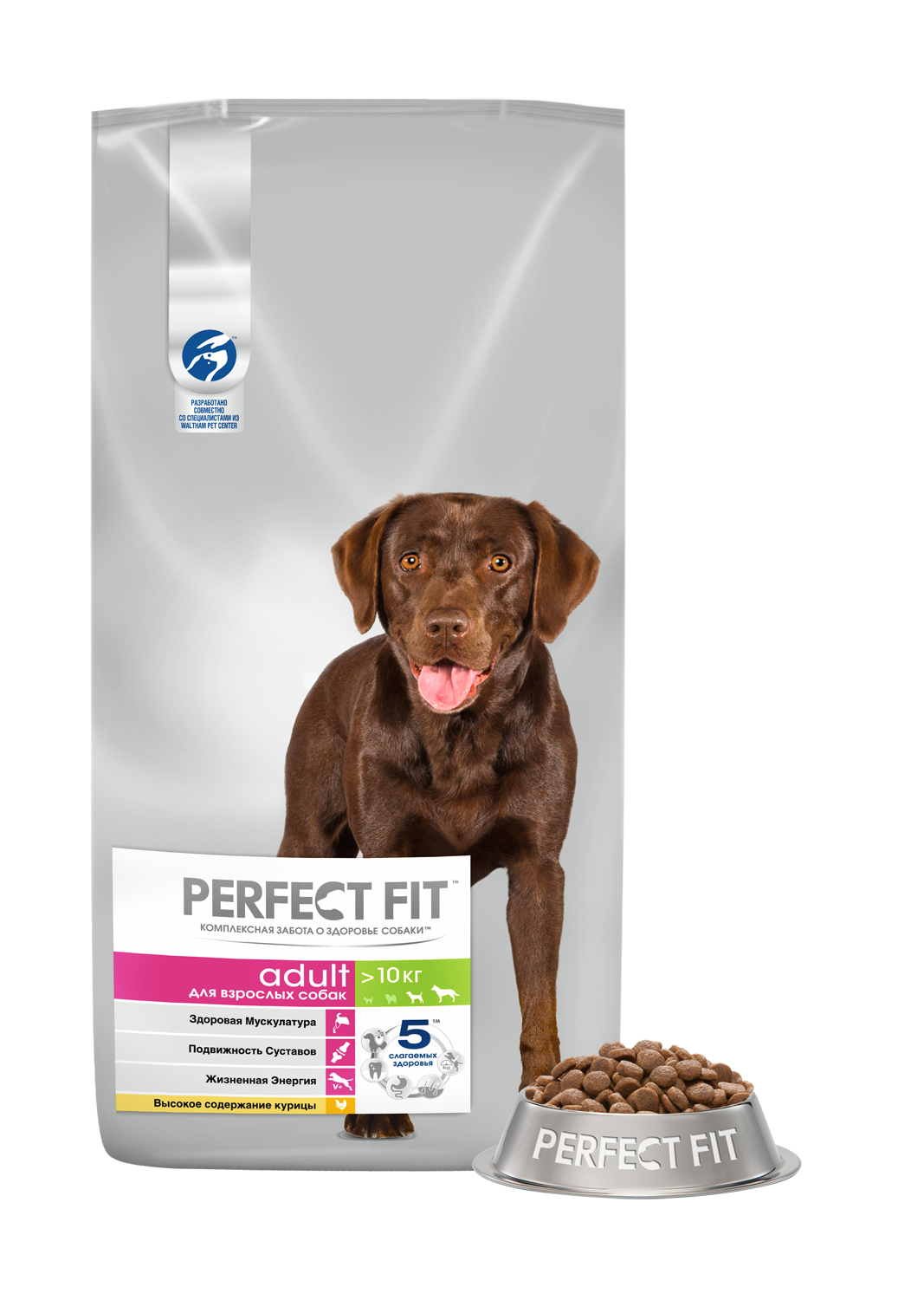 

Сухой корм PERFECT FIT™ для собак средних и крупных пород старше года, с курицей, 14.5 кг