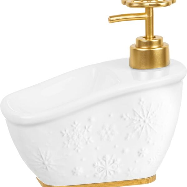 Диспенсер Elan Gallery Снежинки 15.5*8.5*15.5см