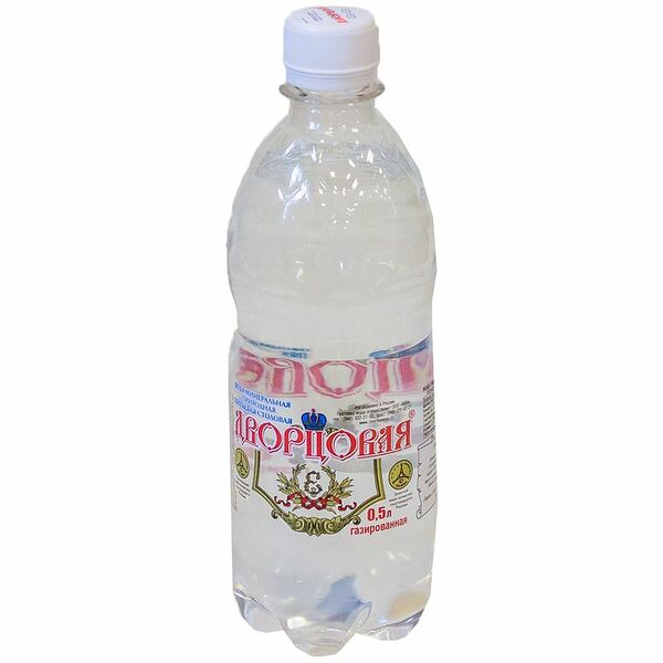 Вода минеральная Дворцовая газированная, 500мл