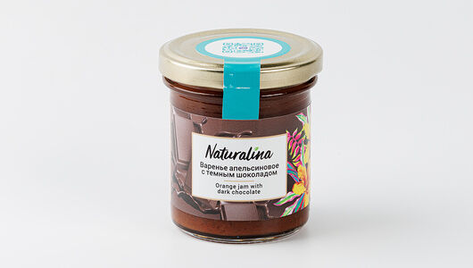 Варенье Naturalina апельсиновое с добавлением темного шоколада