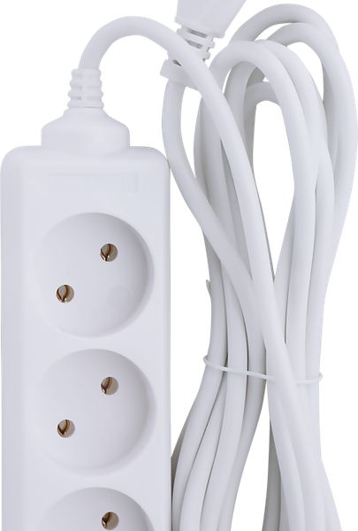 Удлинитель сетевой HOME CLUB S 3x3 -20 без заземления без выключателя 10A