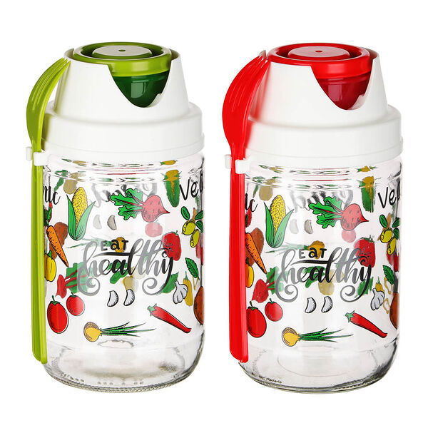 Herevin банка с вилкой 