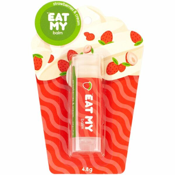 Бальзам для губ EAT MY Strawberries & Cream 4.8 г