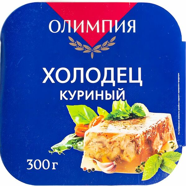 Холодец Олимпия куриный вареный 300г