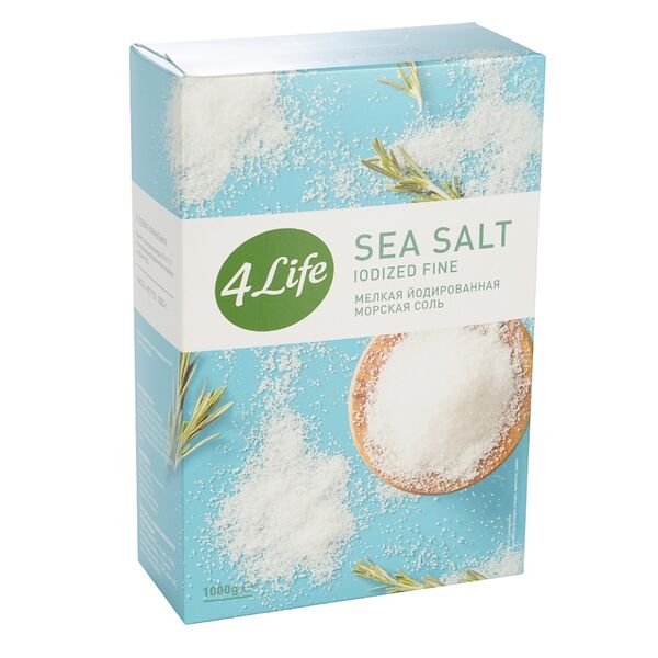 Соль морская йодированная мелкая 4LIFE