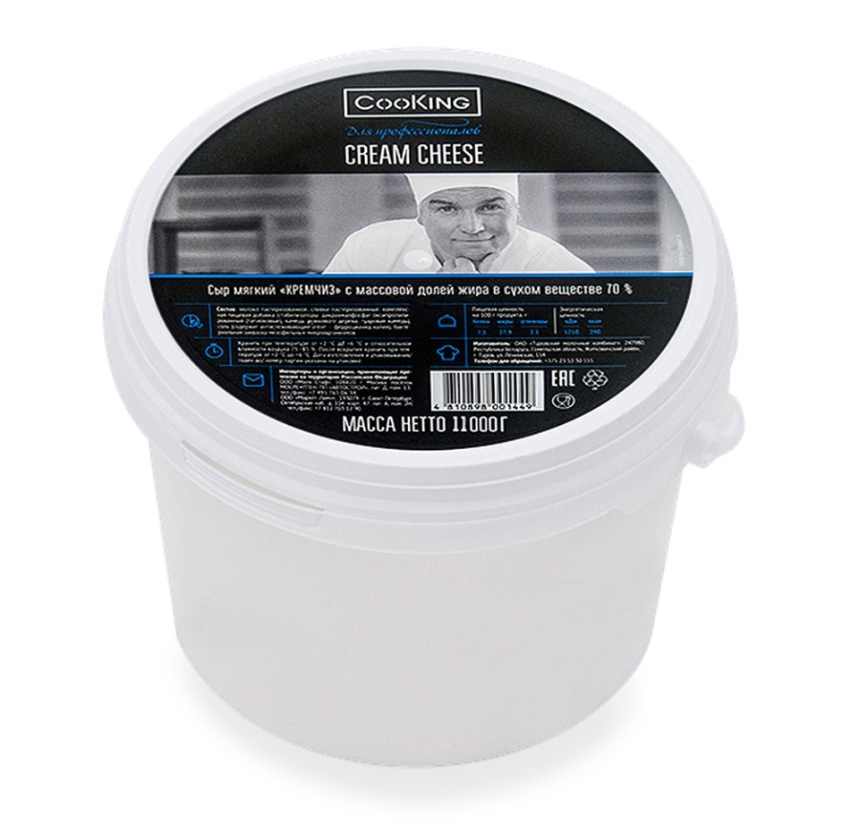 

Сыр Кремчиз 70% CooKing Беларусь, БЗМЖ