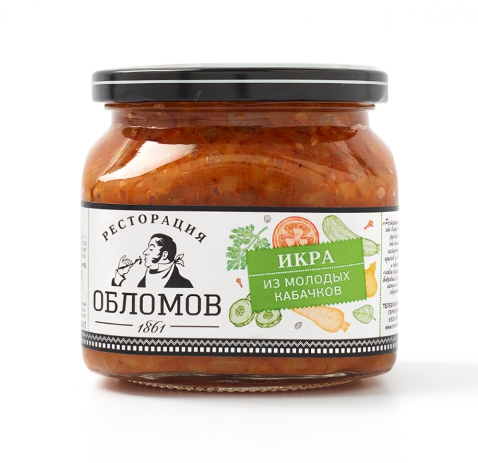 

Икра Ресторация Обломов из молодых кабачков, 420 г
