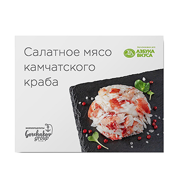 

Салатное мясо камчатского краба, Gorchakov Group